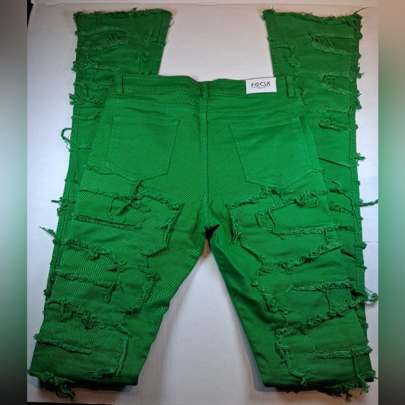 Focus Jeans Super Stacked Men Size 34 - Picture 2 of 11